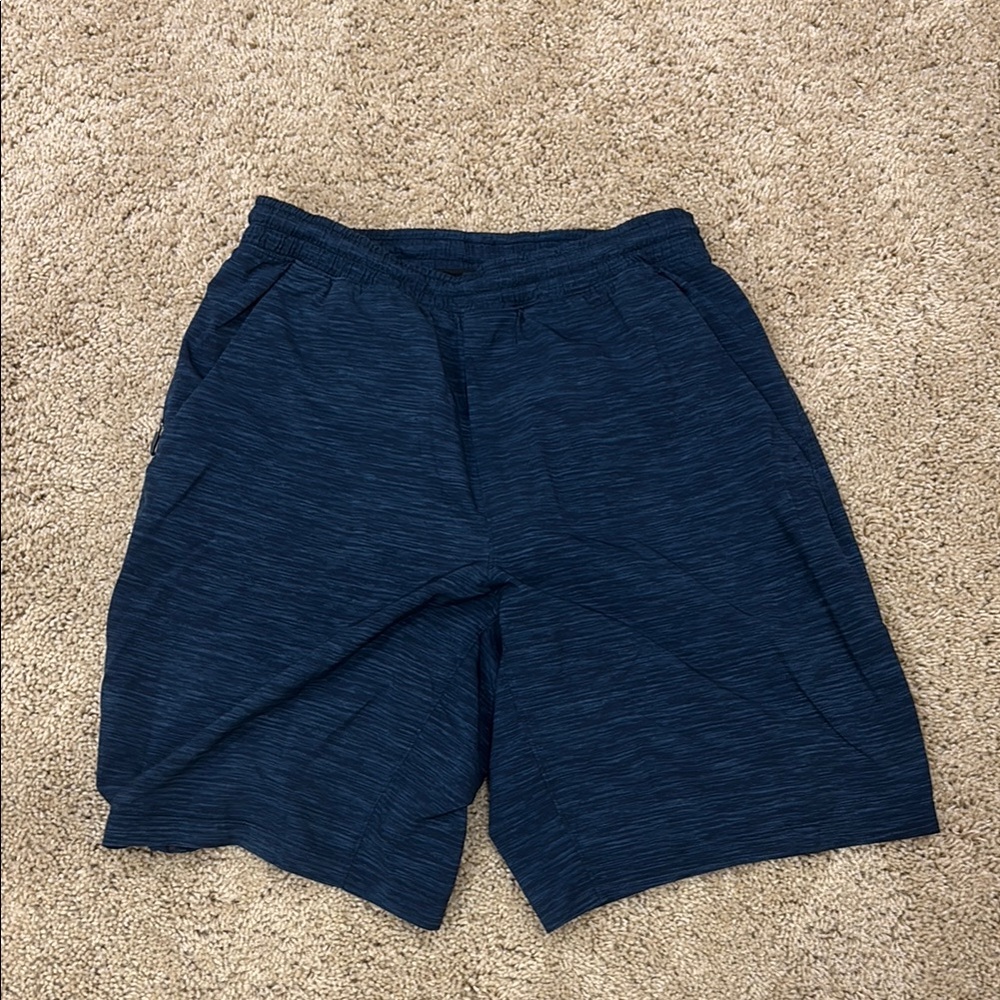 Lululemon Athletica Blue Athletic Shorts with Elastic Waistband